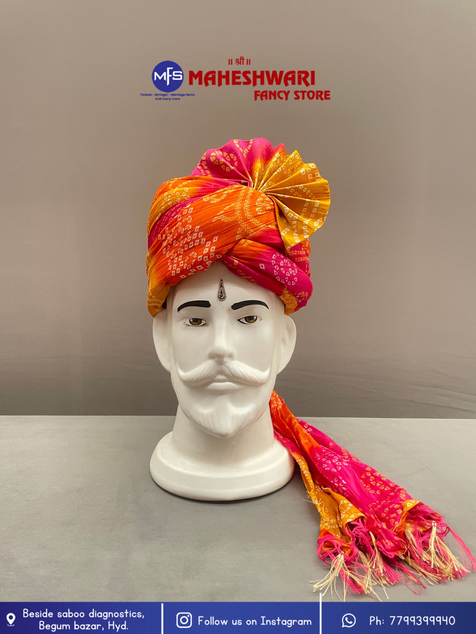 Multicolour Swagat Pagdi